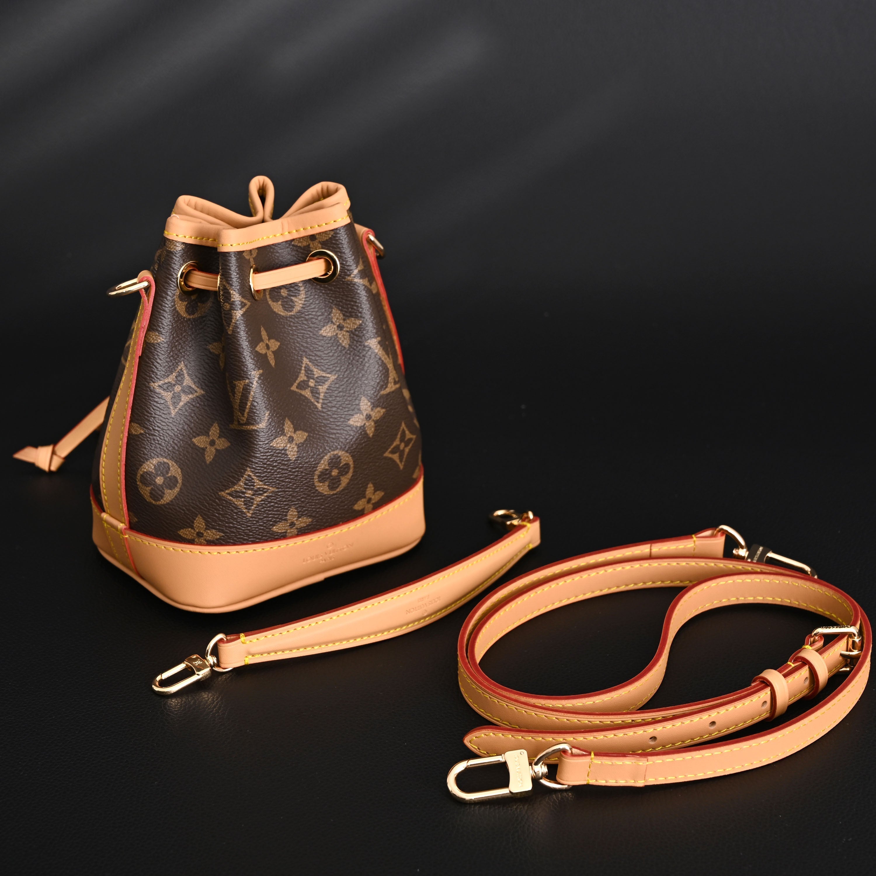 Louis Vuitton Noé Bucket Bag – Monogram Canvas with Natural Leather Trim