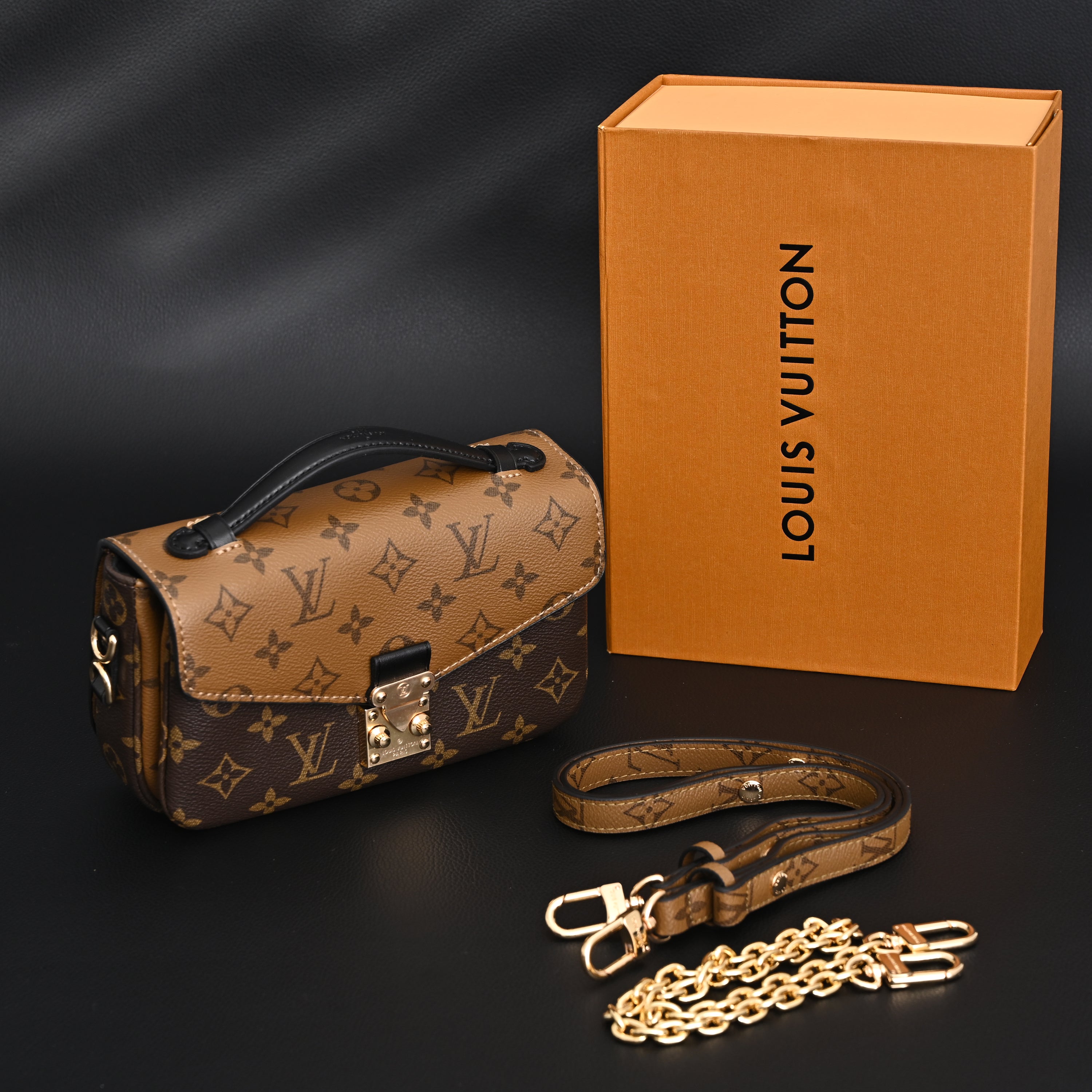 Louis Vuitton Petite Malle Souple Monogram Canvas