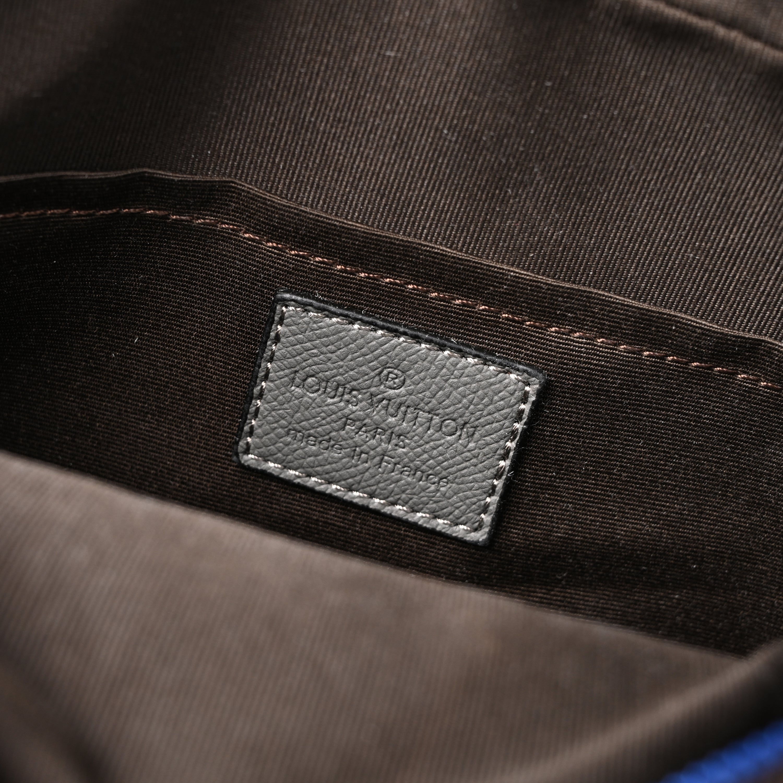 Louis Vuitton Trio Messenger Bag – Monogram Canvas with Blue Strap