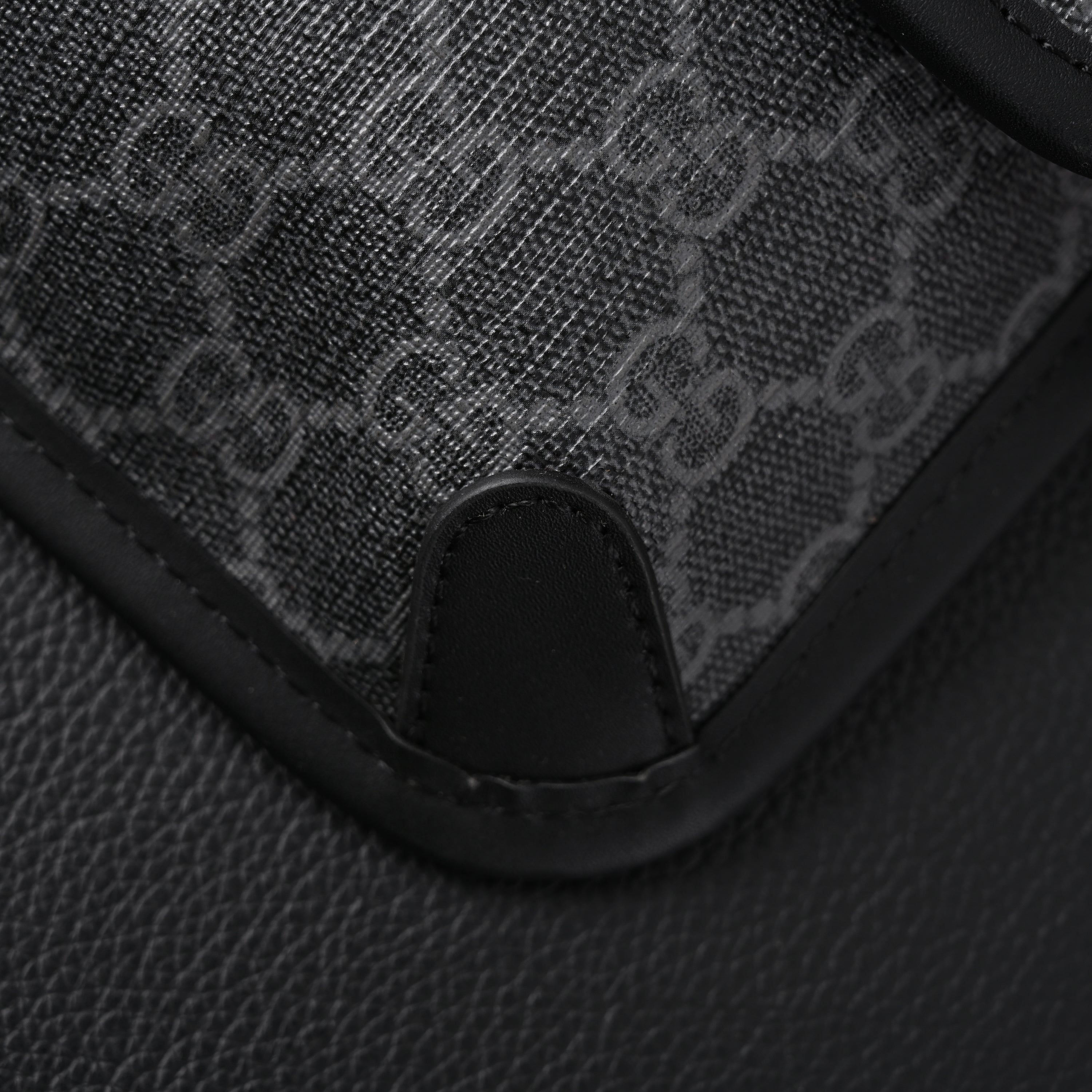 Gucci Ophidia GG Supreme Belt Bag – Black/Grey with Web Strap