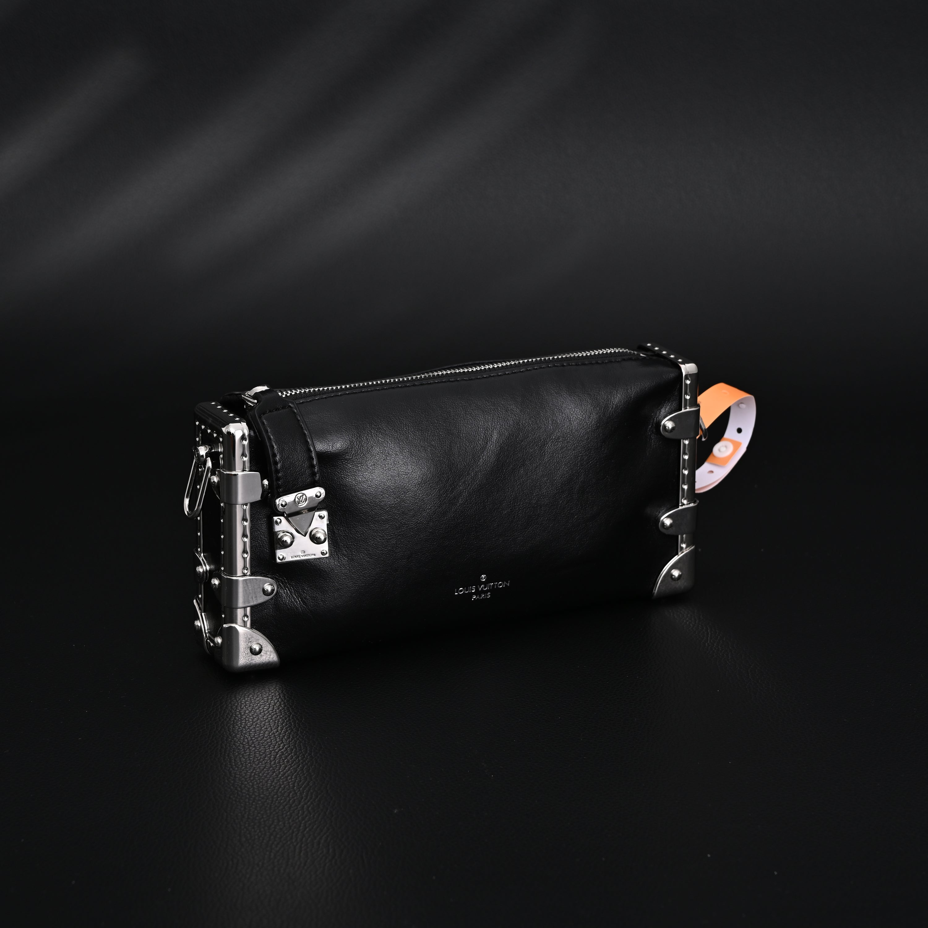 Louis Vuitton Soft Trunk Monogram Black Leather Crossbody Bag