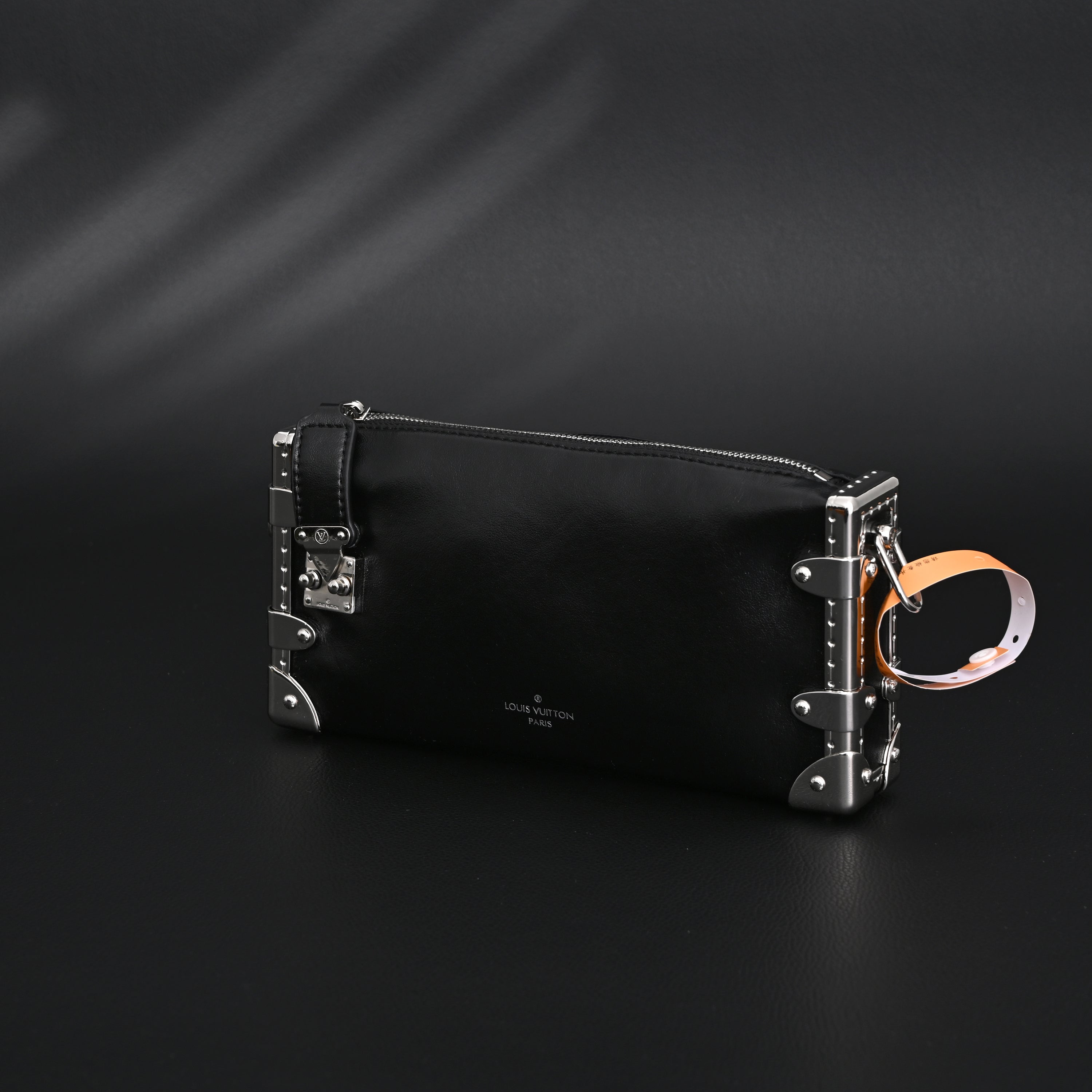 Louis Vuitton Soft Trunk Monogram Black Leather Crossbody Bag