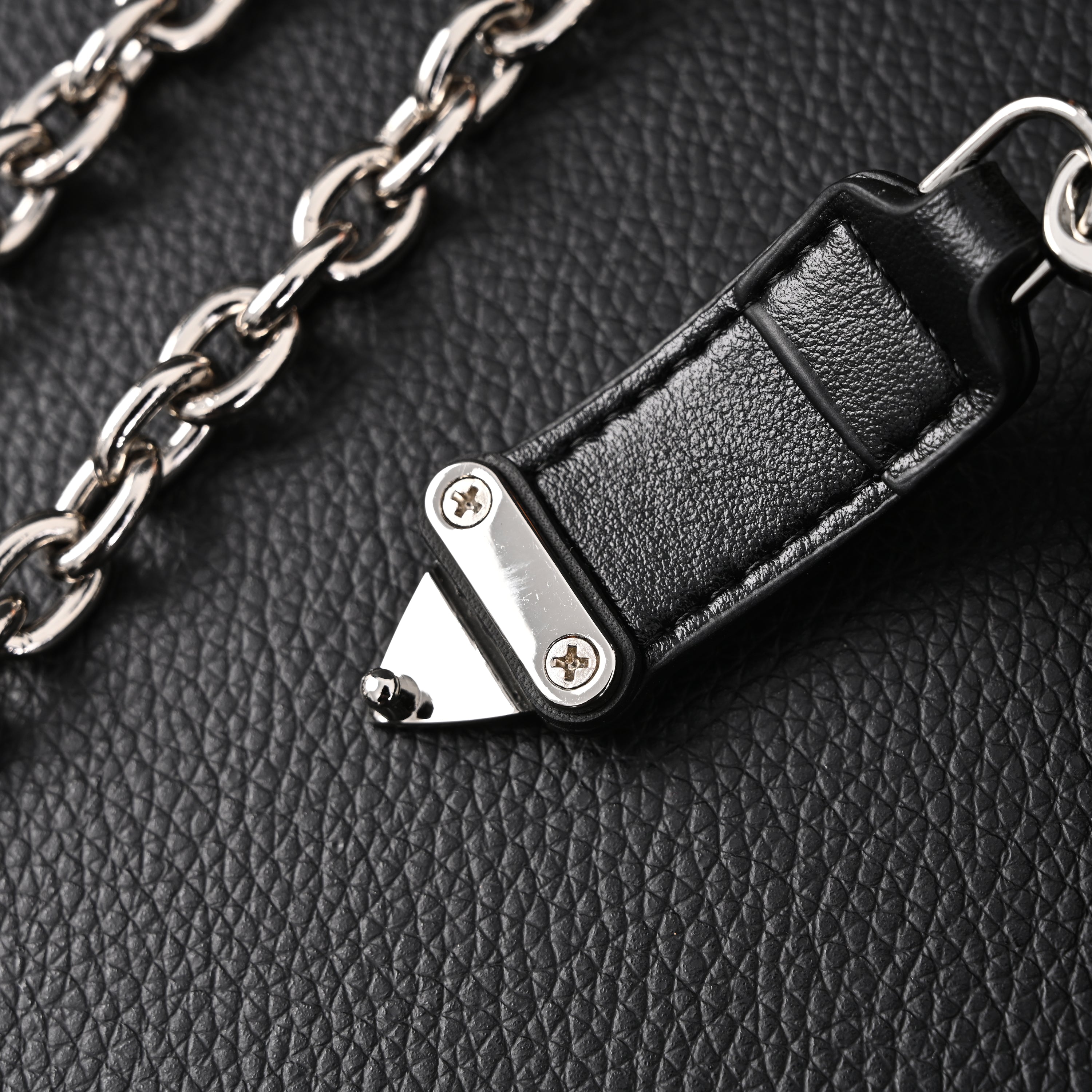 Louis Vuitton Soft Trunk Monogram Black Leather Crossbody Bag