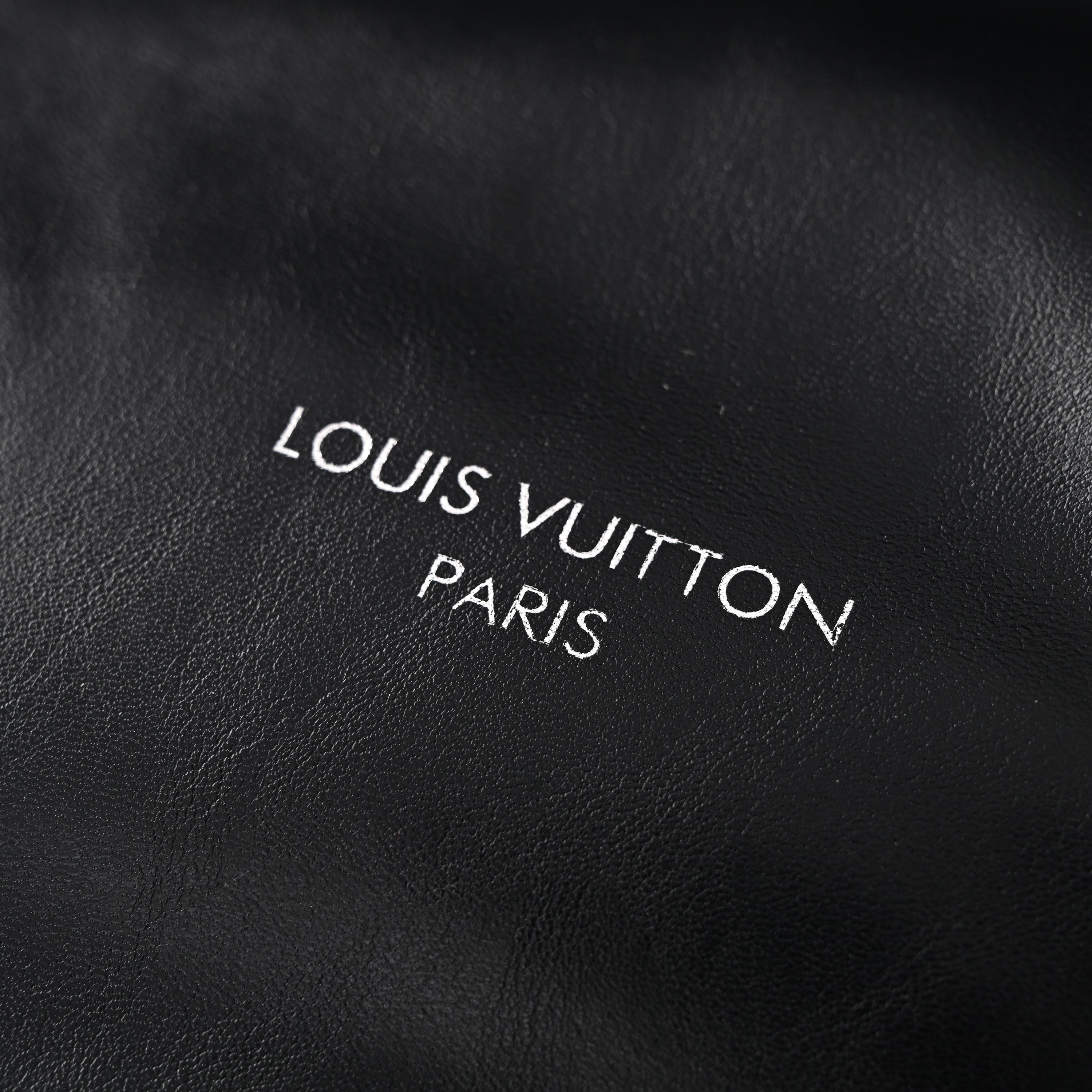 Louis Vuitton Black Mahina Leather Hobo Shoulder Bag