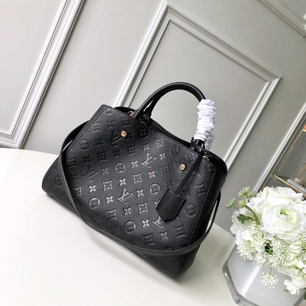 LV MONTAIGNE MM Black