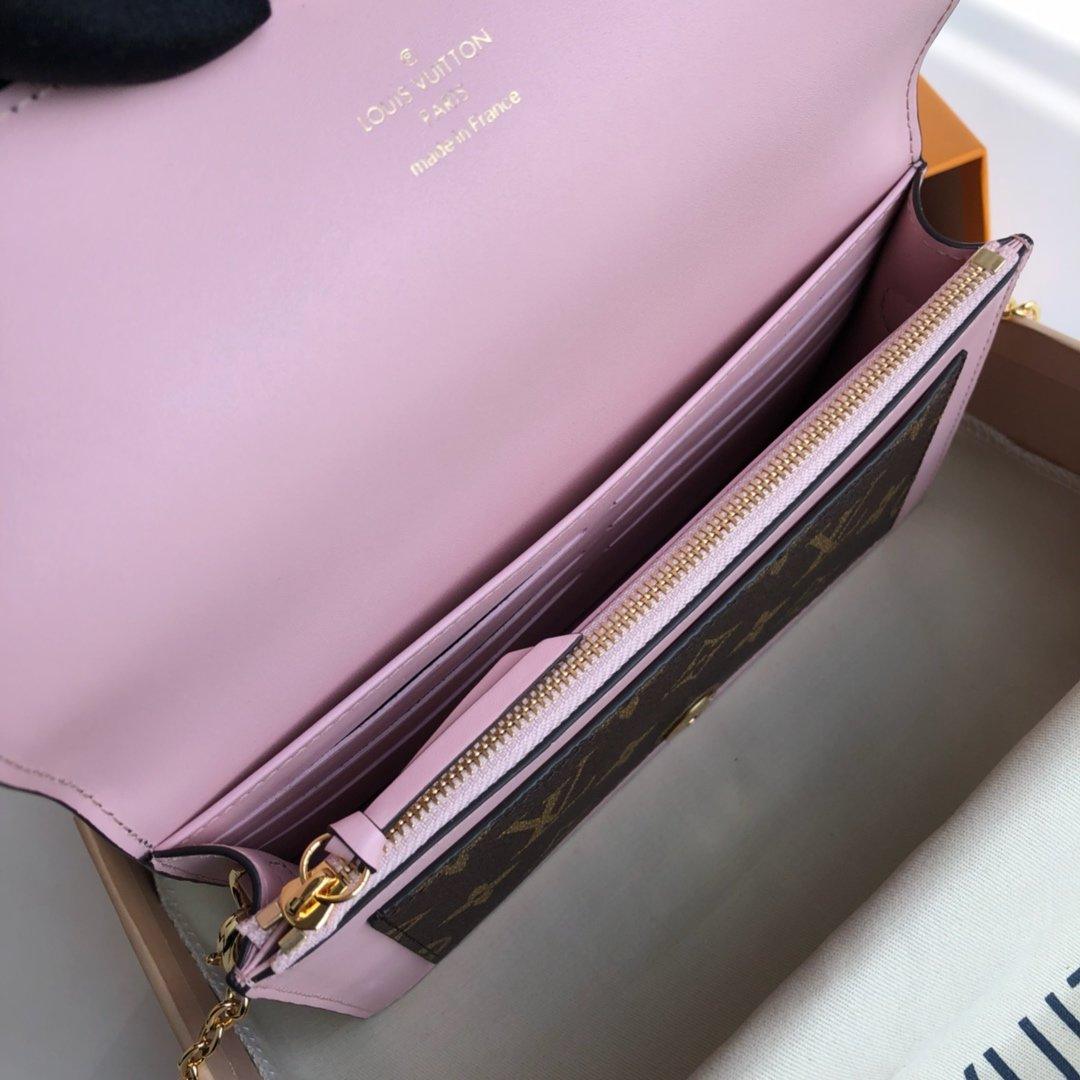 Louis Vuitton flore chain wallet
