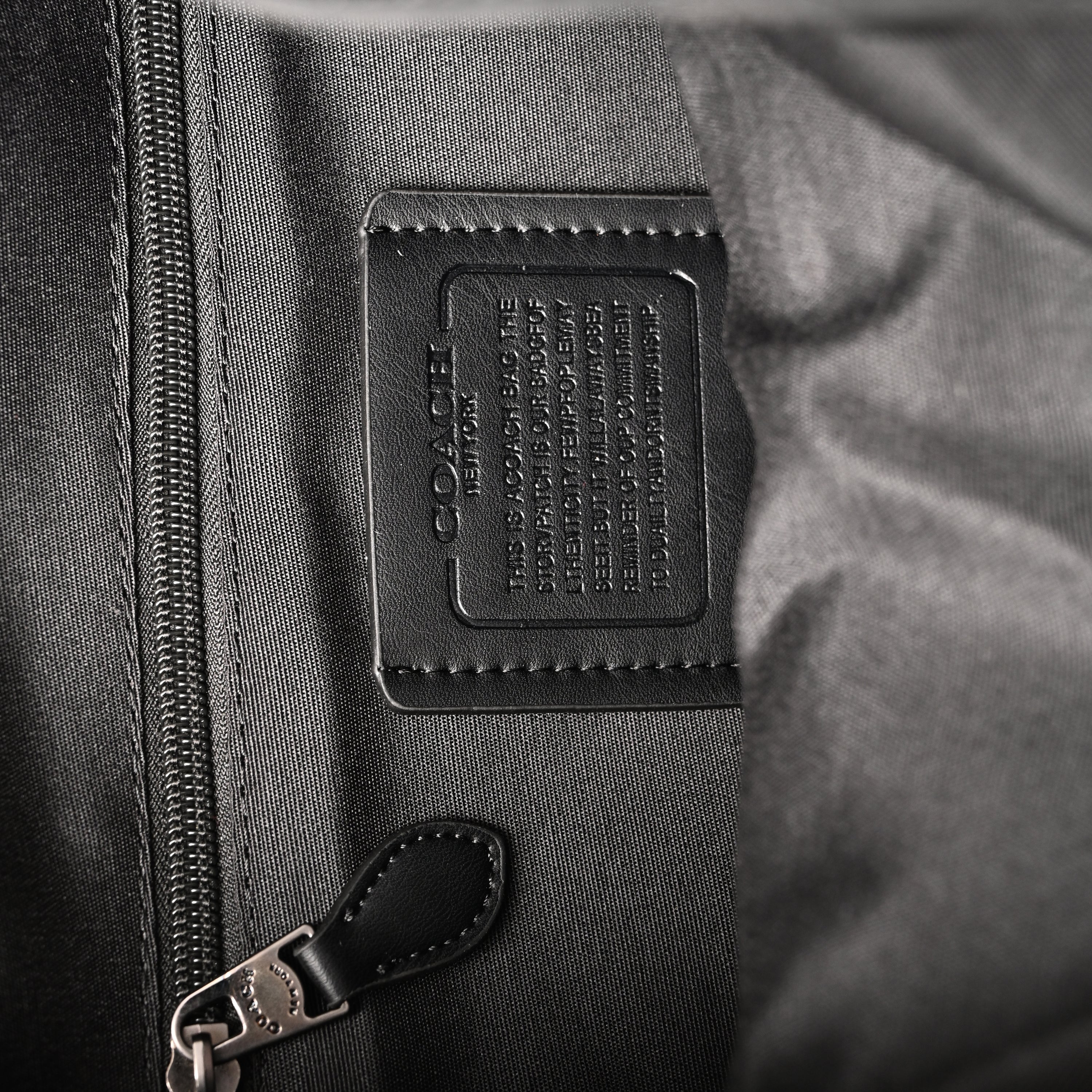 Prada Nylon & Leather Multi-Pocket Backpack – Black