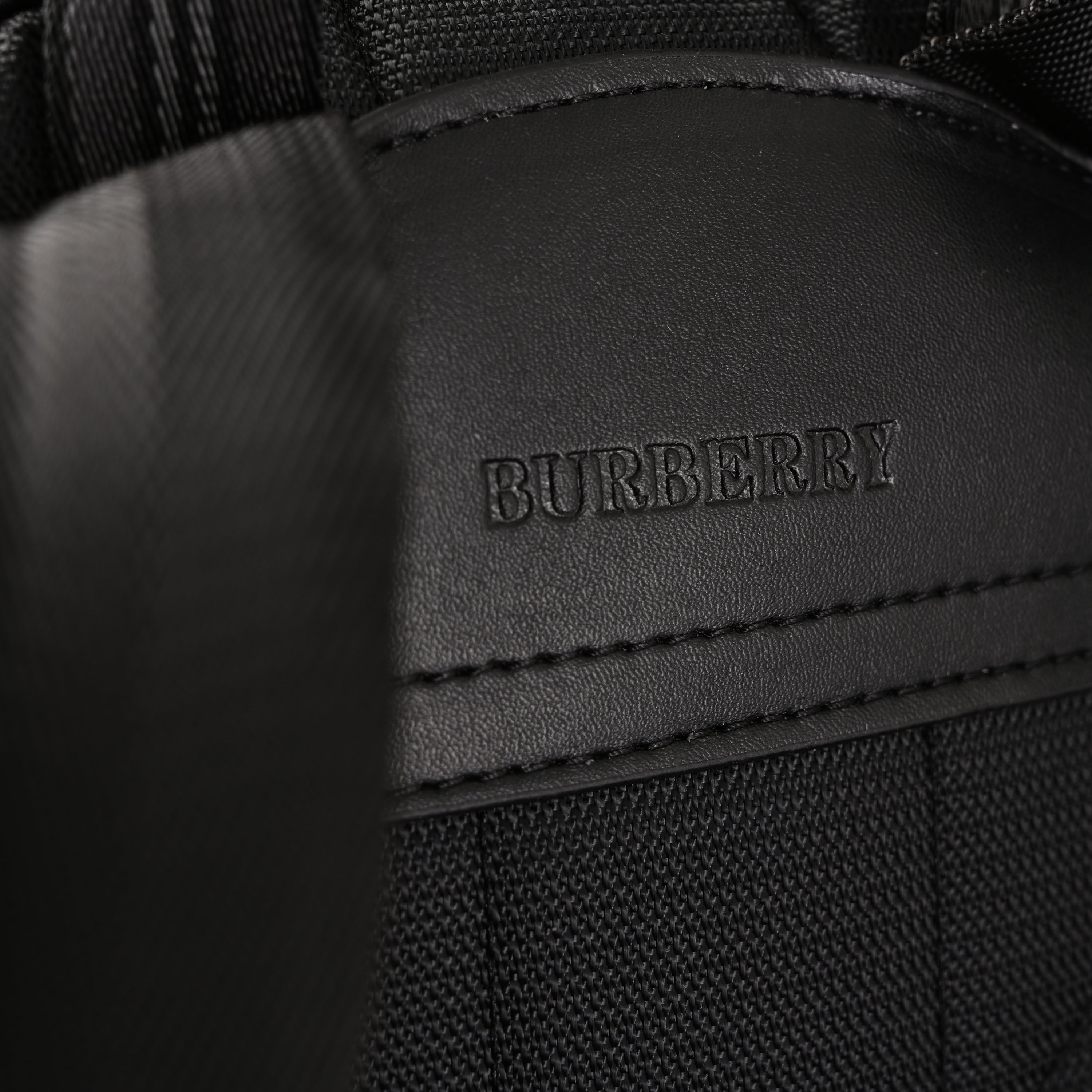 Burberry Monogram Black Nylon Backpack