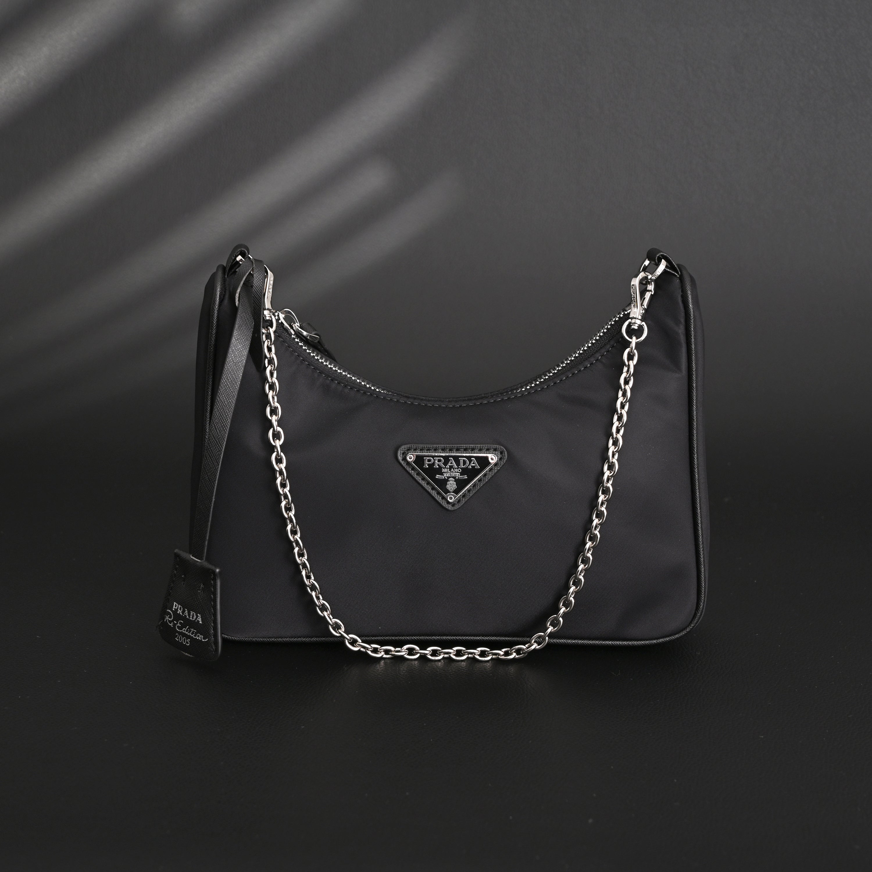 Prada Re-Edition 2005 Nylon Shoulder Bag – Black