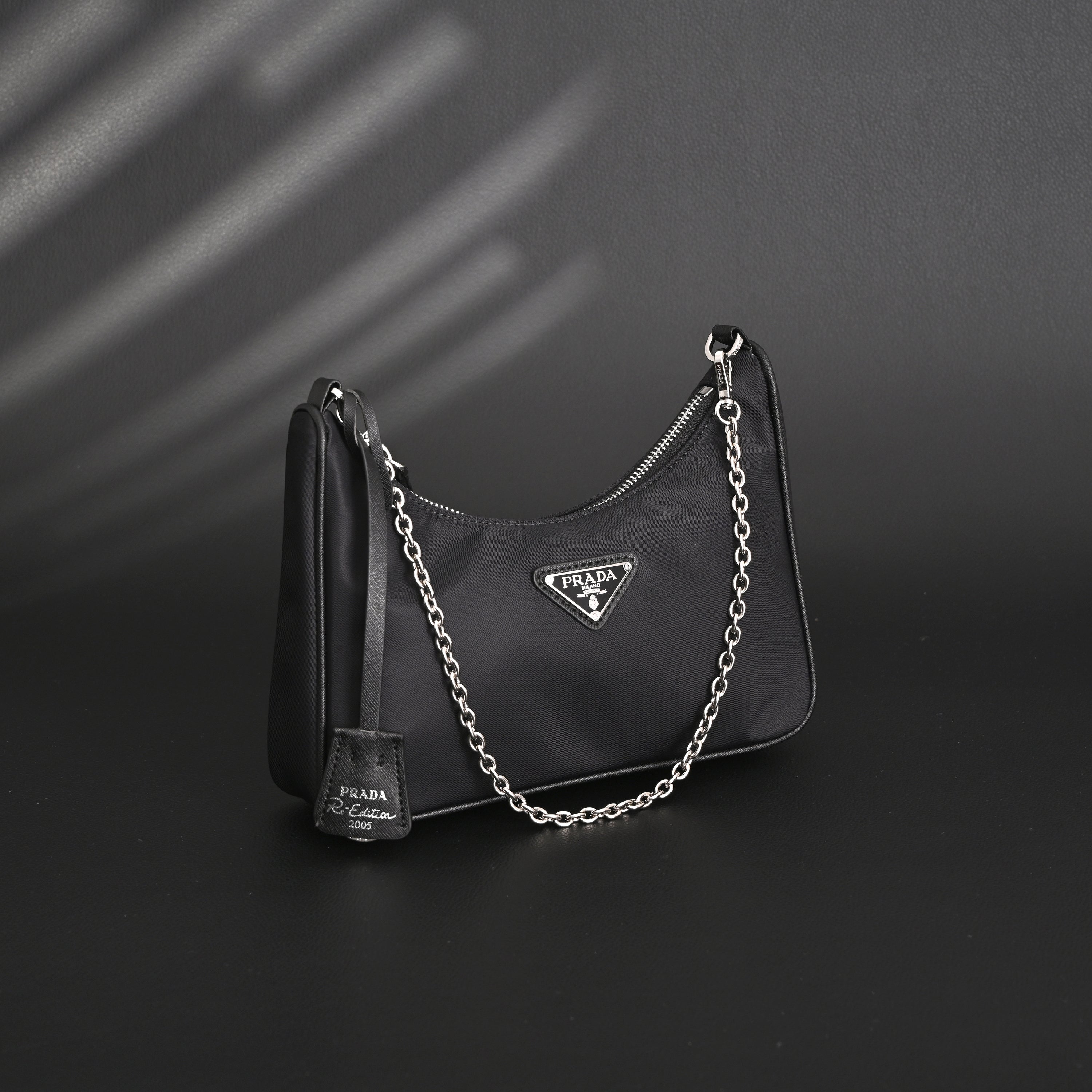 Prada Re-Edition 2005 Nylon Shoulder Bag – Black