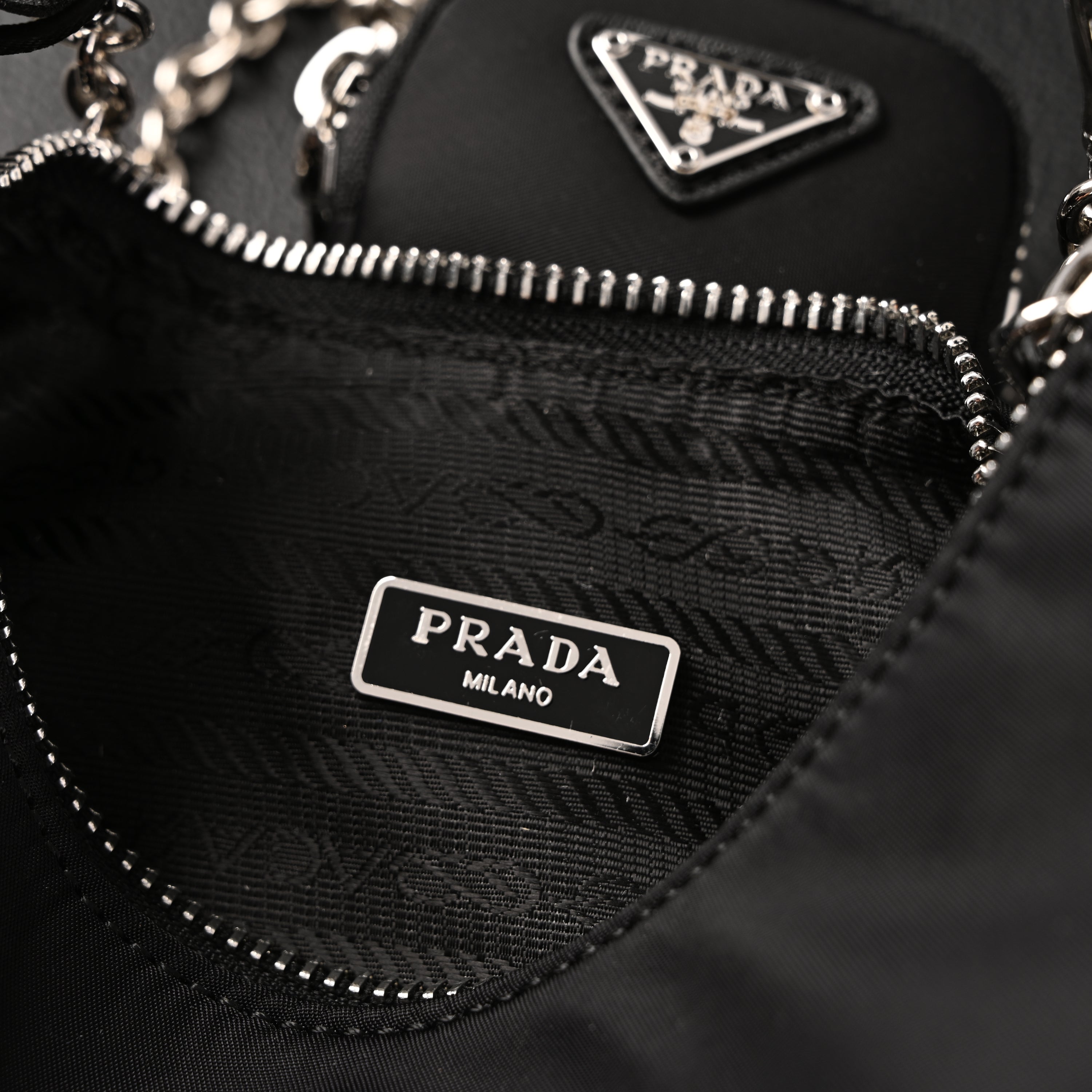 Prada Re-Edition 2005 Nylon Shoulder Bag – Black