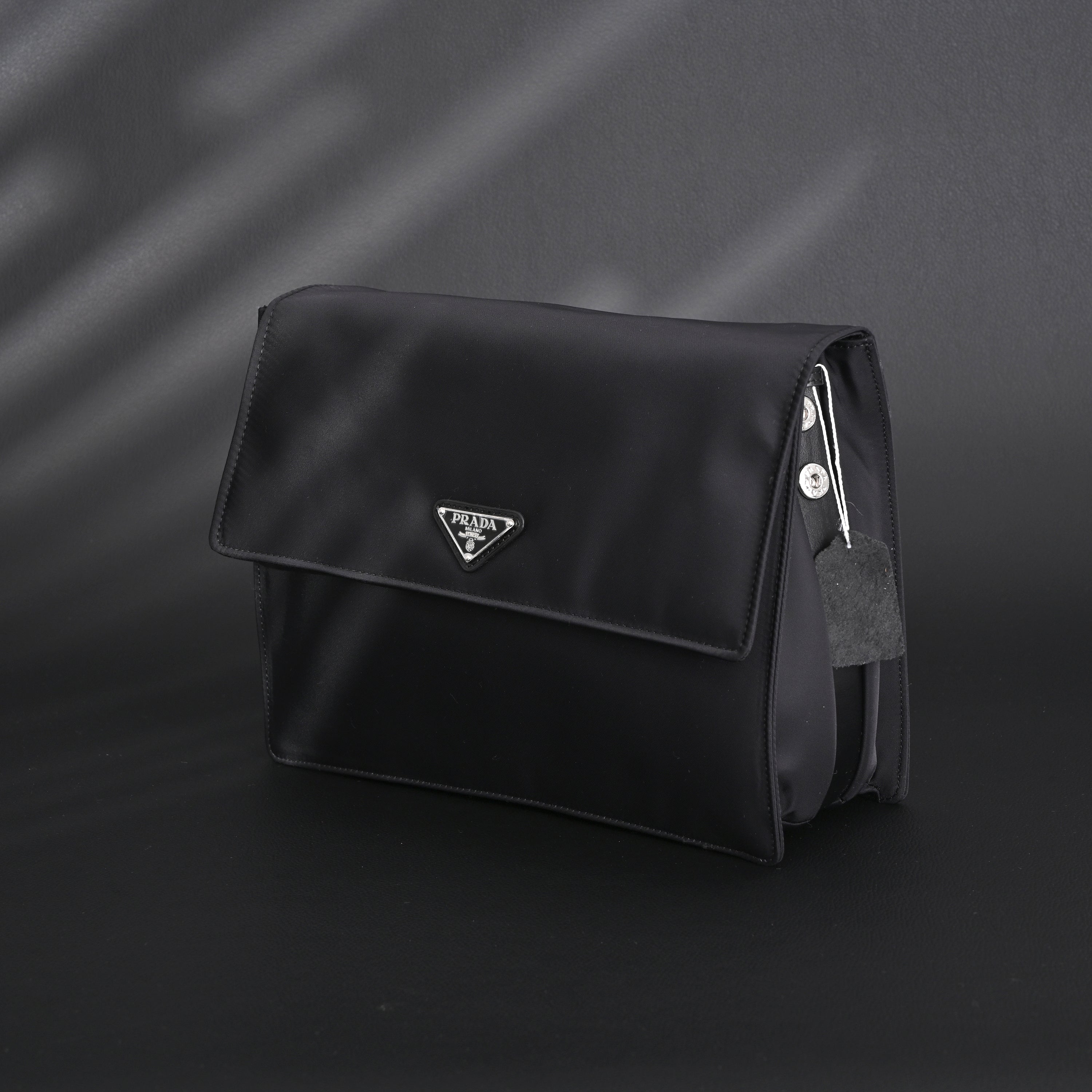 Prada Nylon Black Messenger Bag