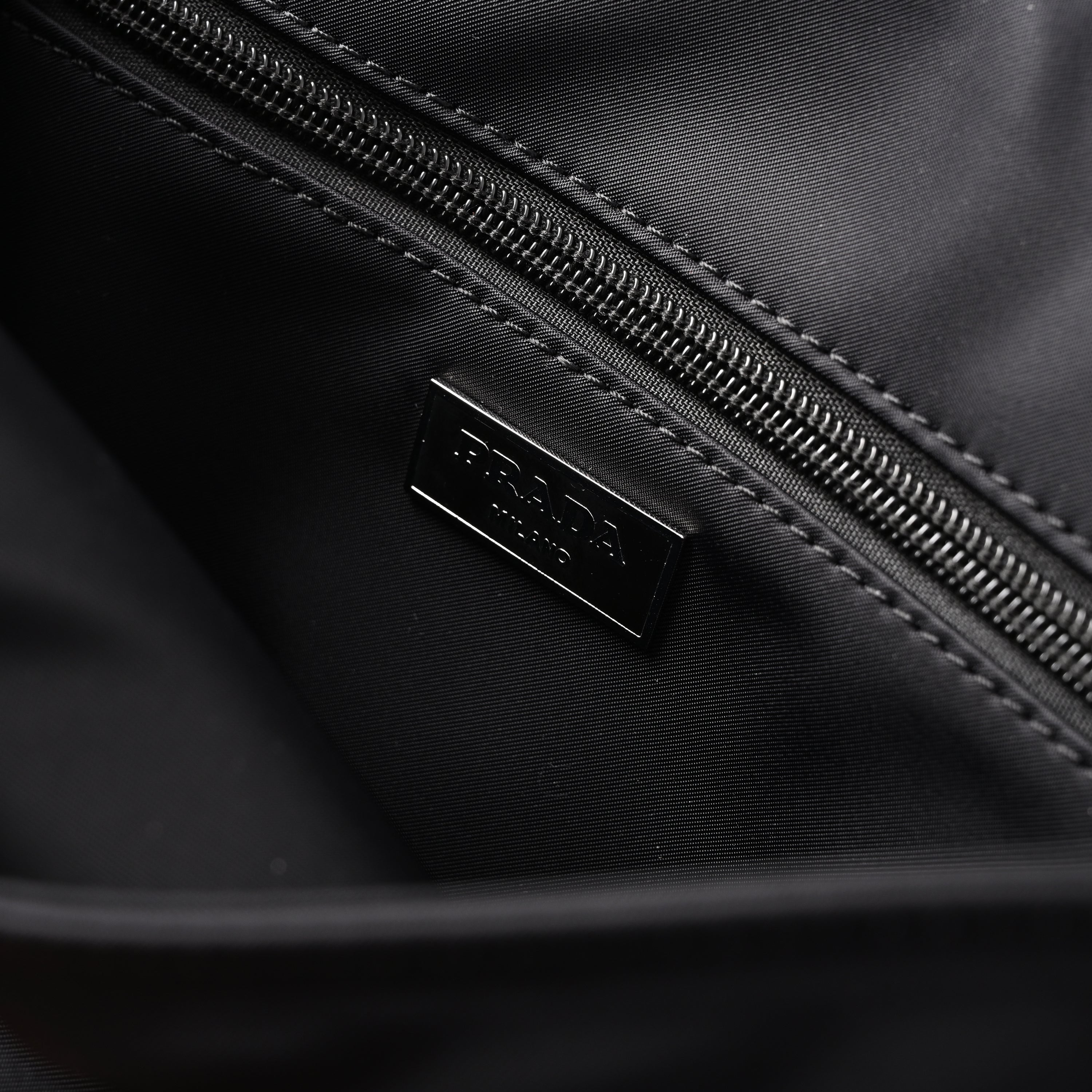 Prada Nylon Black Messenger Bag