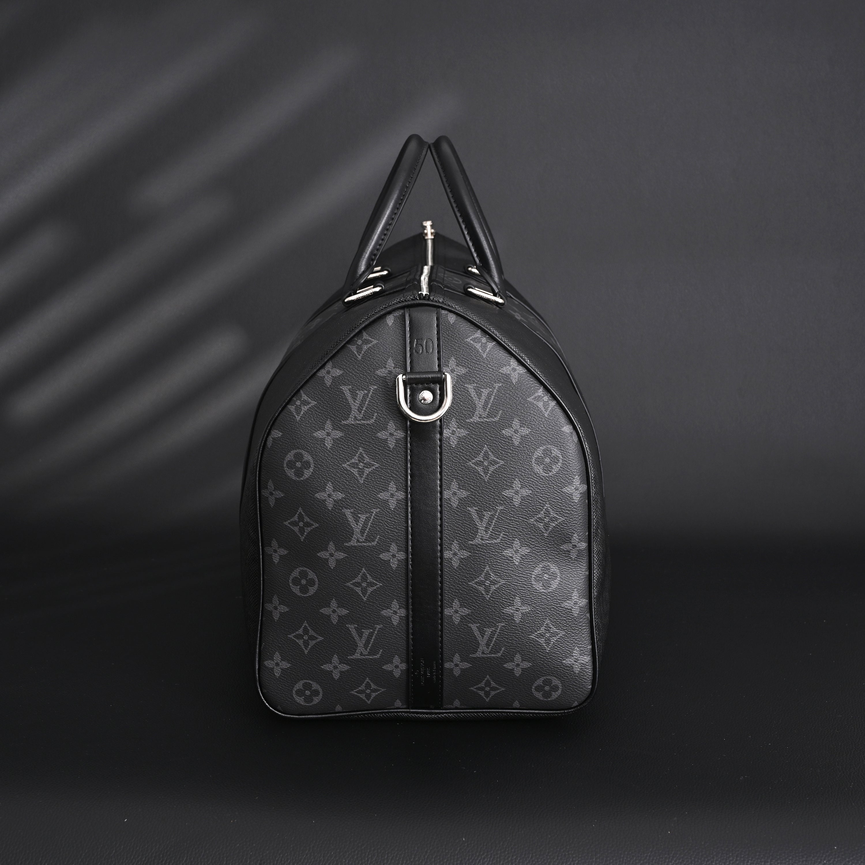 Louis Vuitton Keepall Bandoulière 50 – Monogram Eclipse Canvas Travel Bag