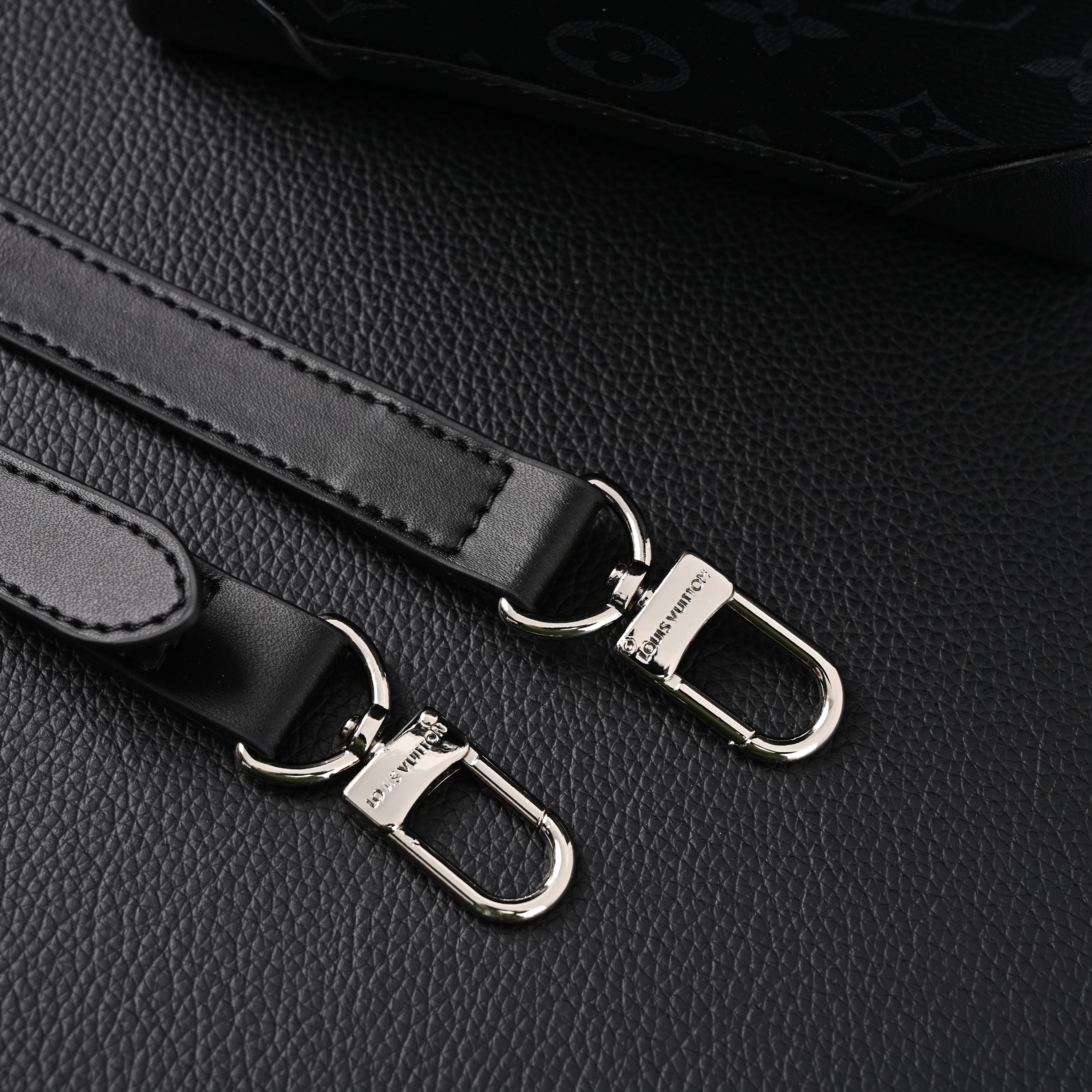 Louis Vuitton Soft Trunk Messenger – Monogram Eclipse Canvas with Silver Chain