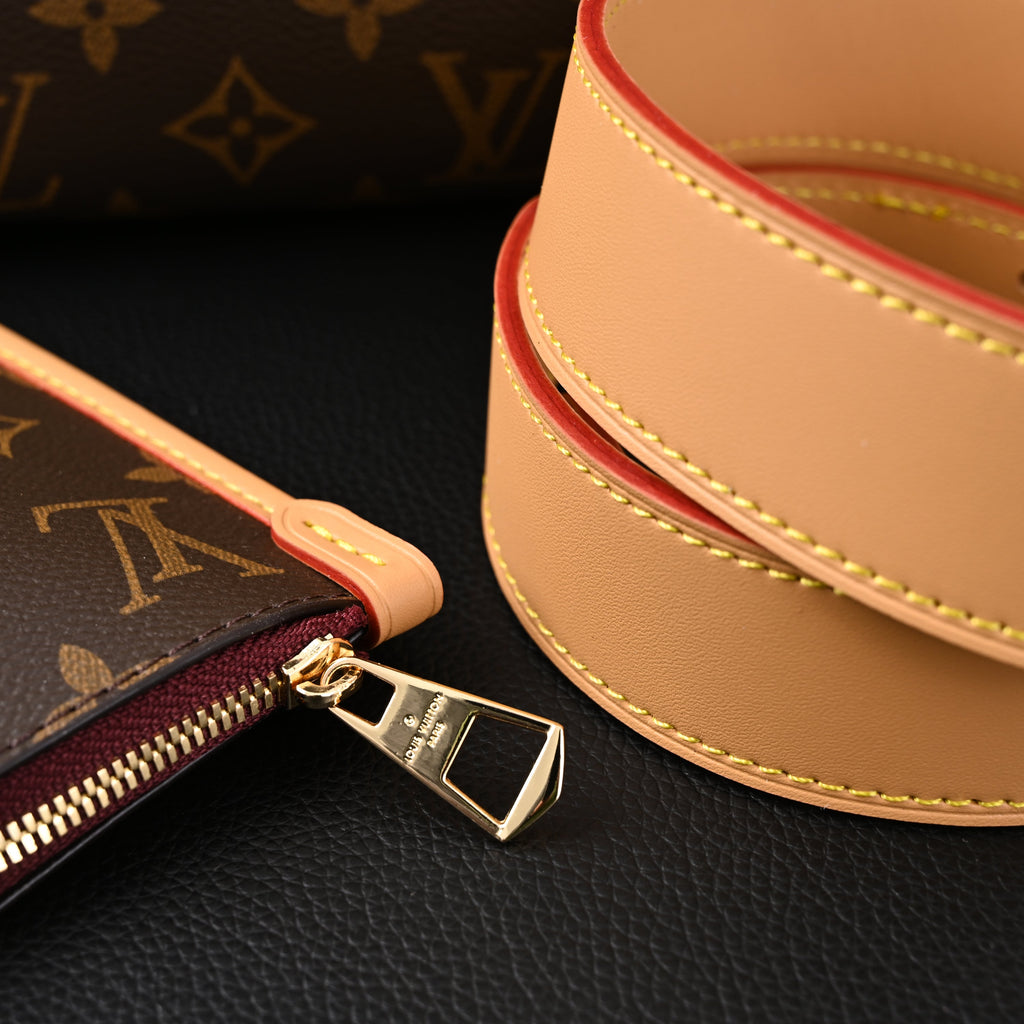 Louis Vuitton Neo Noé Bucket Bag – Monogram Canvas with Bordeaux Interior