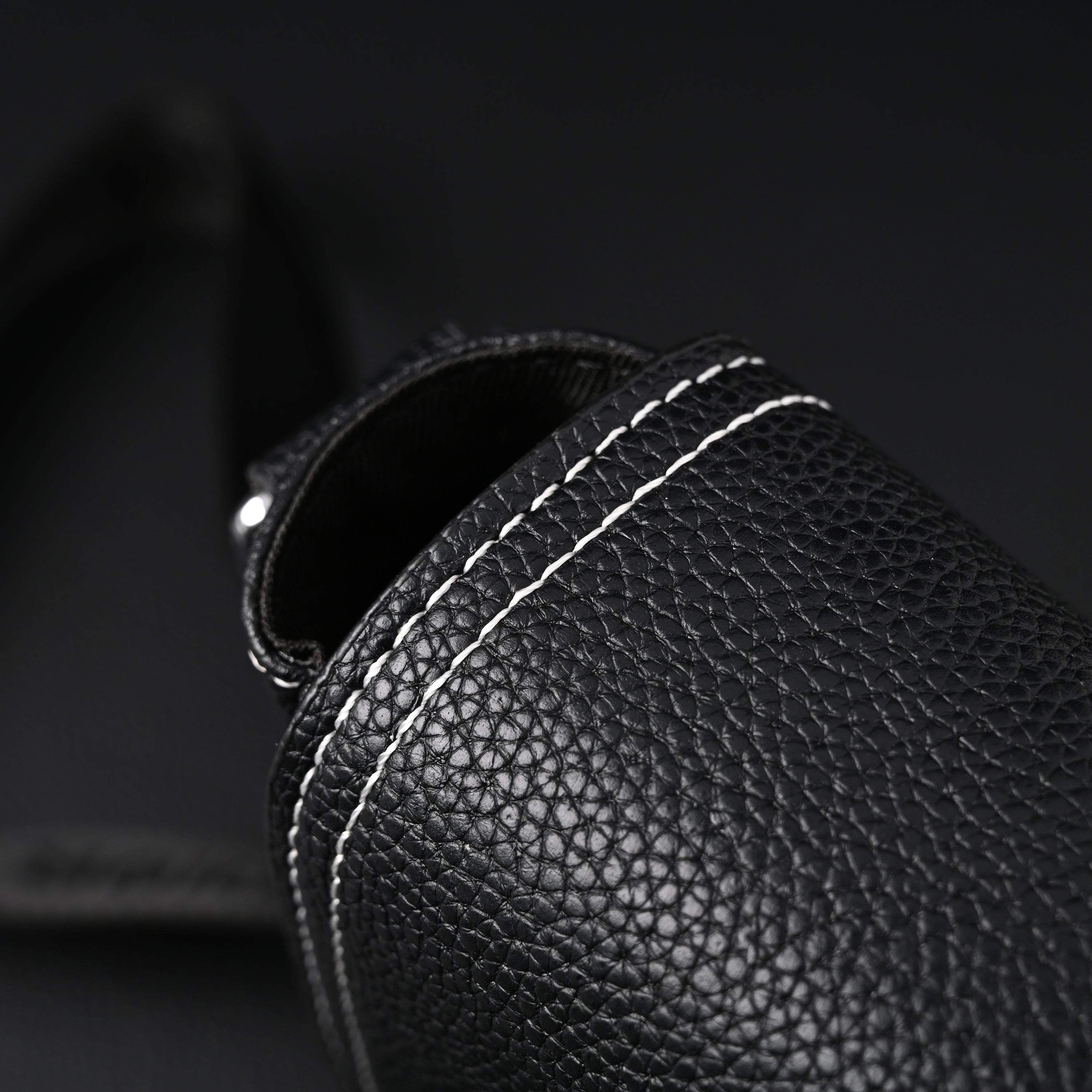 Dior Saddle Crossbody Bag – Black Grained Calfskin with Silver-Tone Hardware