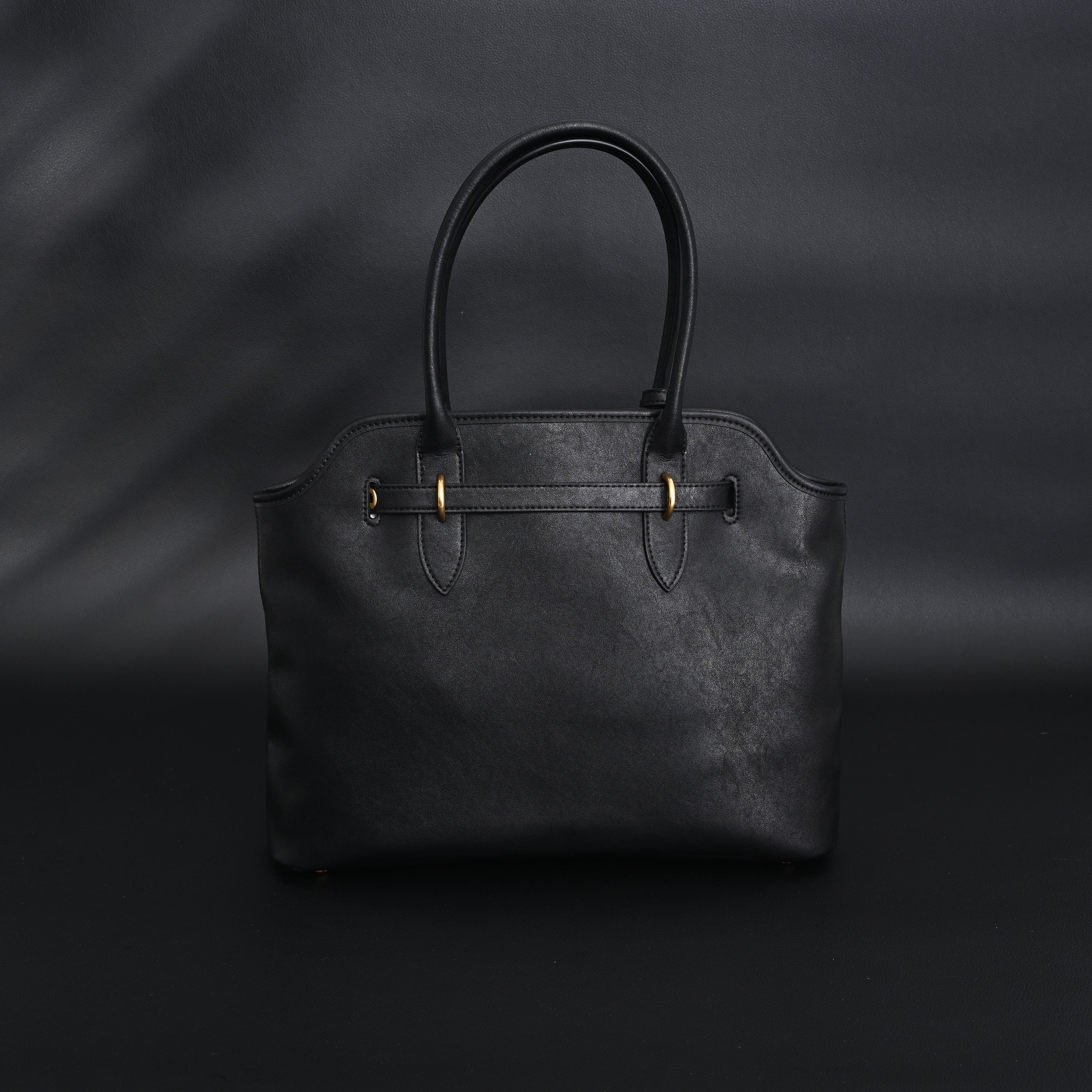 Miu Miu Leather Tote Bag – Classic Black