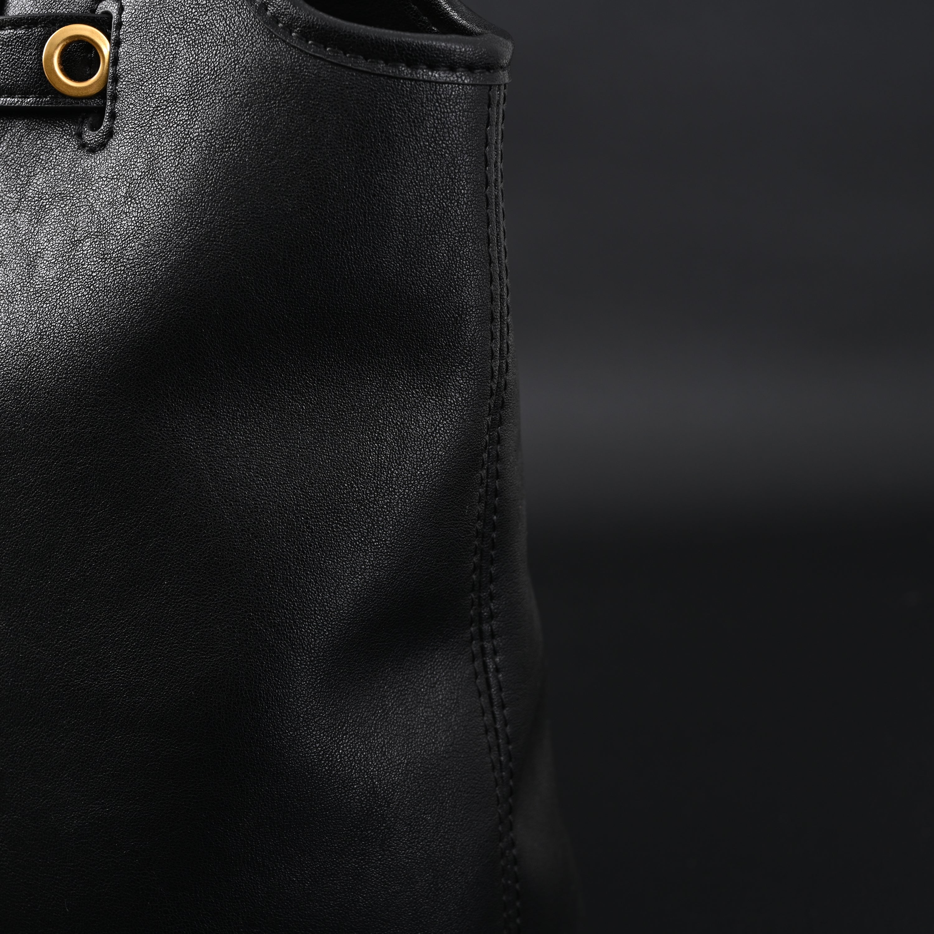 Miu Miu Leather Tote Bag – Classic Black