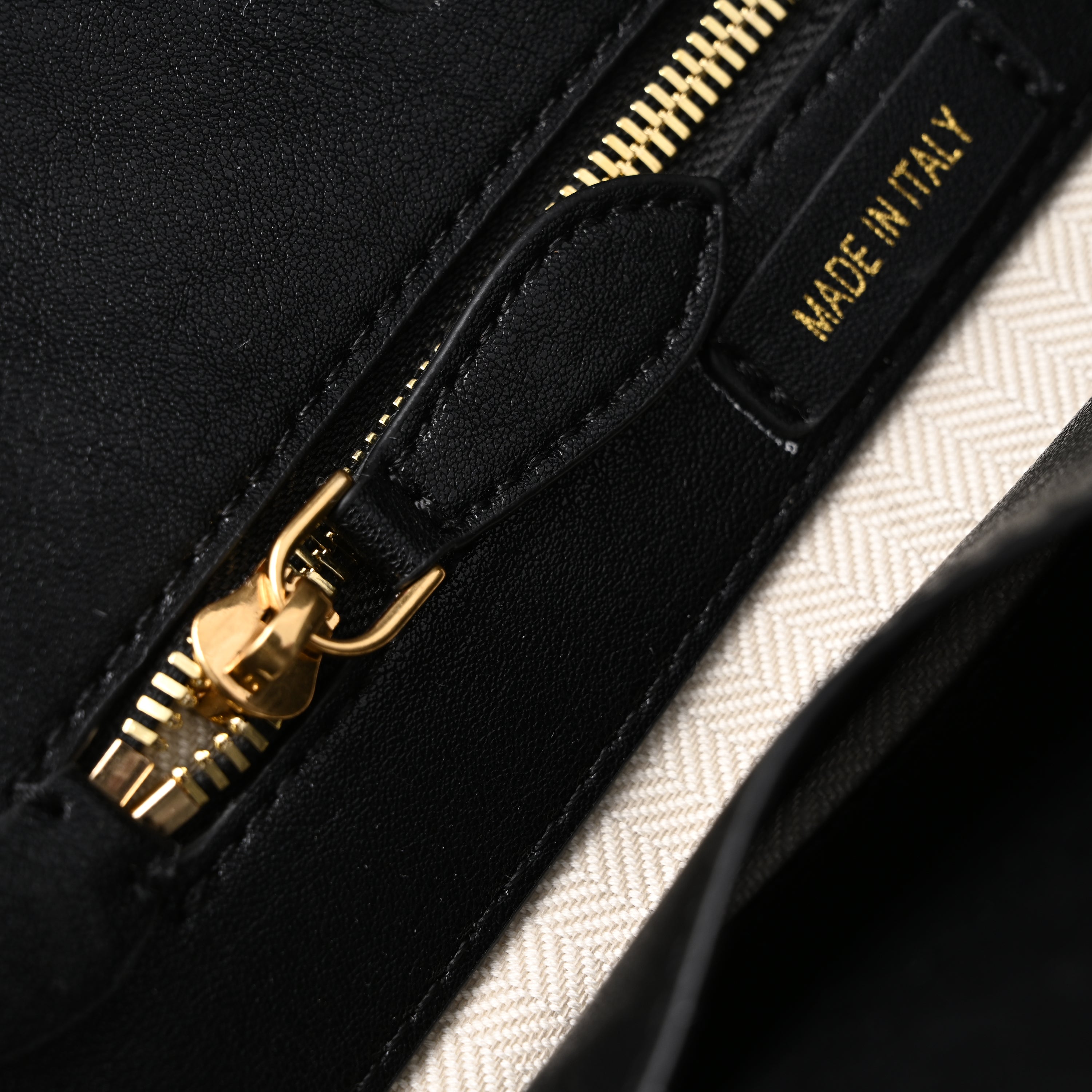 Miu Miu Leather Tote Bag – Classic Black