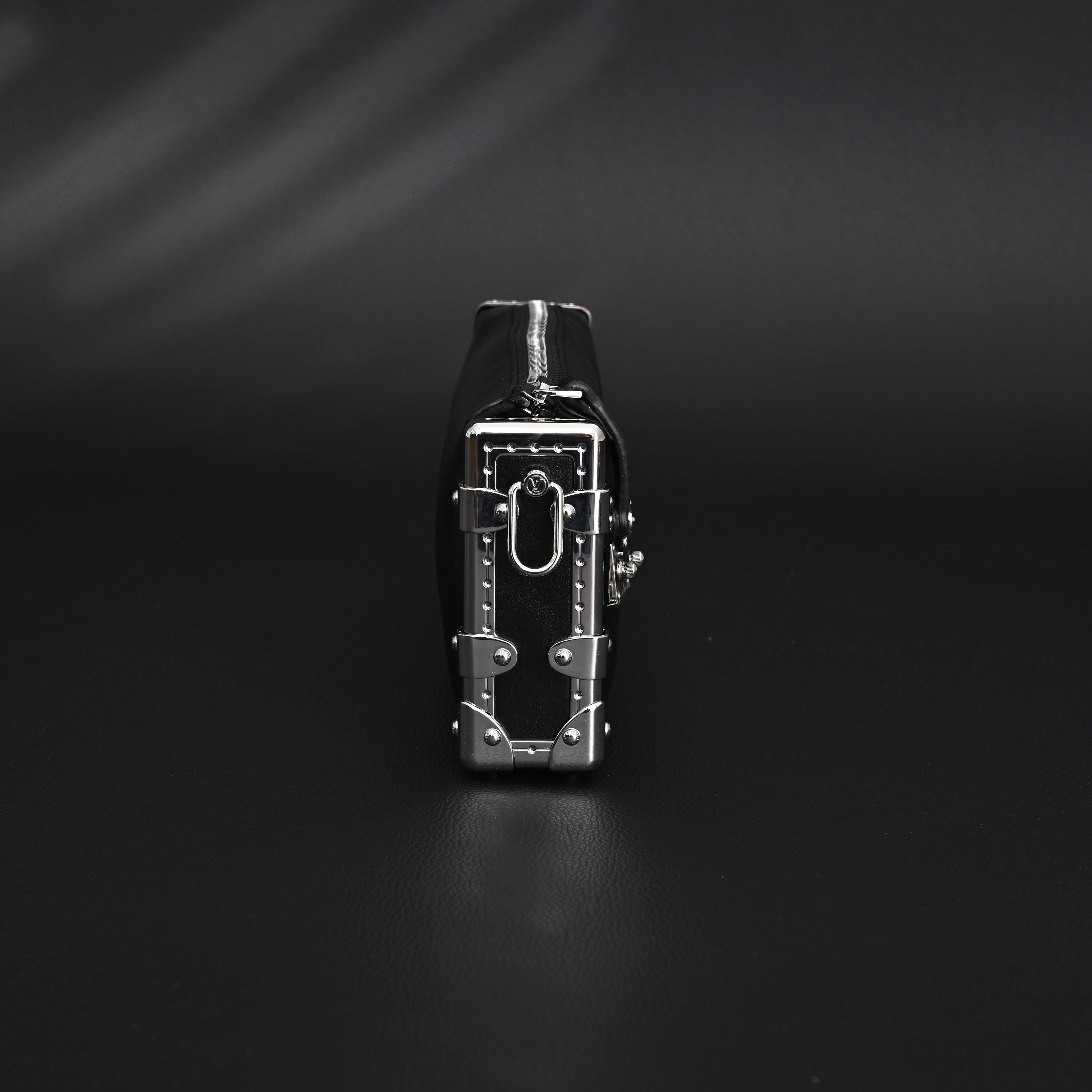 Louis Vuitton Soft Trunk Monogram Black Leather Crossbody Bag