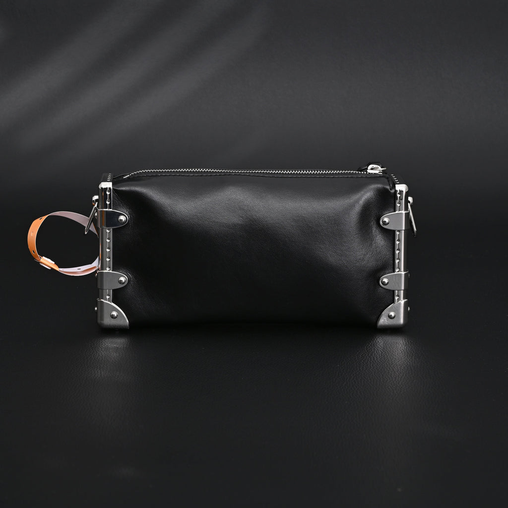 Louis Vuitton Soft Trunk Monogram Black Leather Crossbody Bag