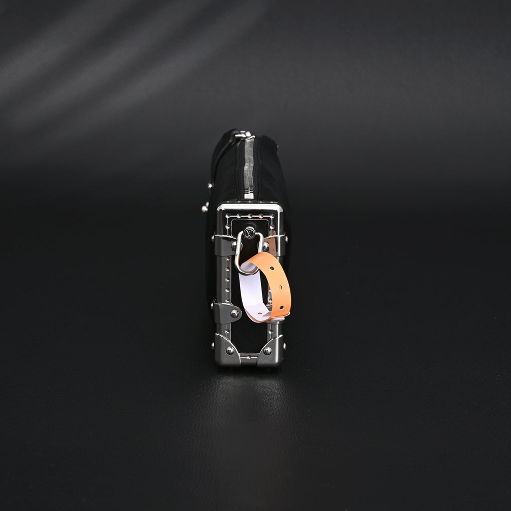 Louis Vuitton Soft Trunk Monogram Black Leather Crossbody Bag