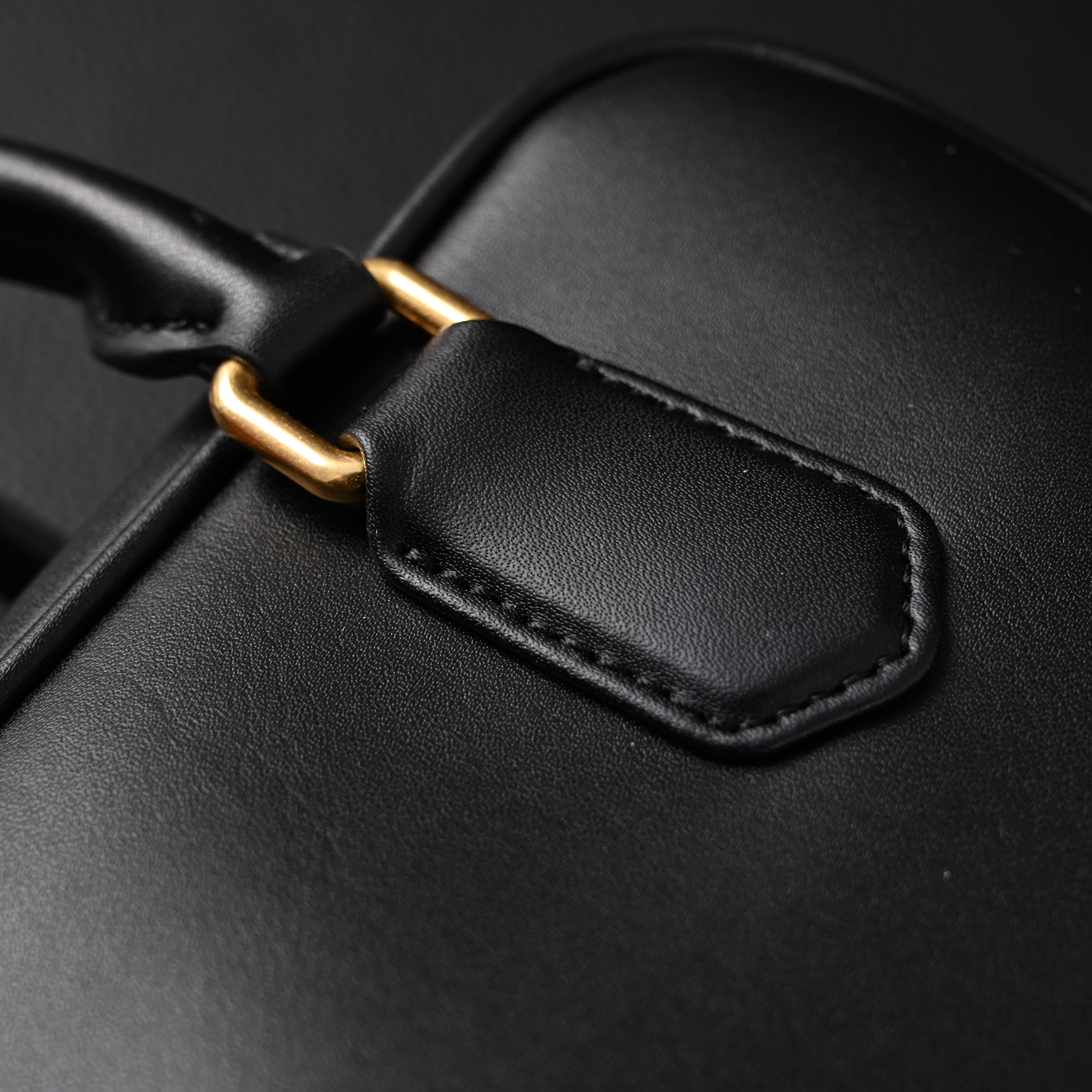 Miu Miu Leather Top Handle Satchel – Classic Black