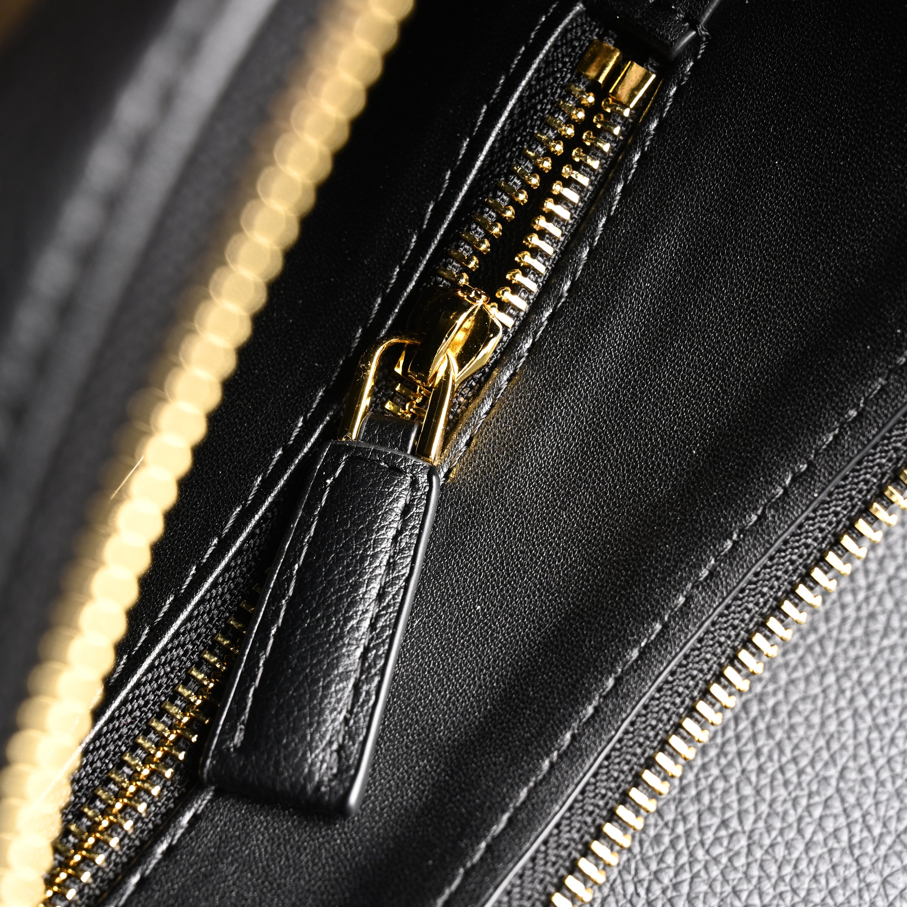 Prada Cleo Black Brushed Leather Shoulder Bag