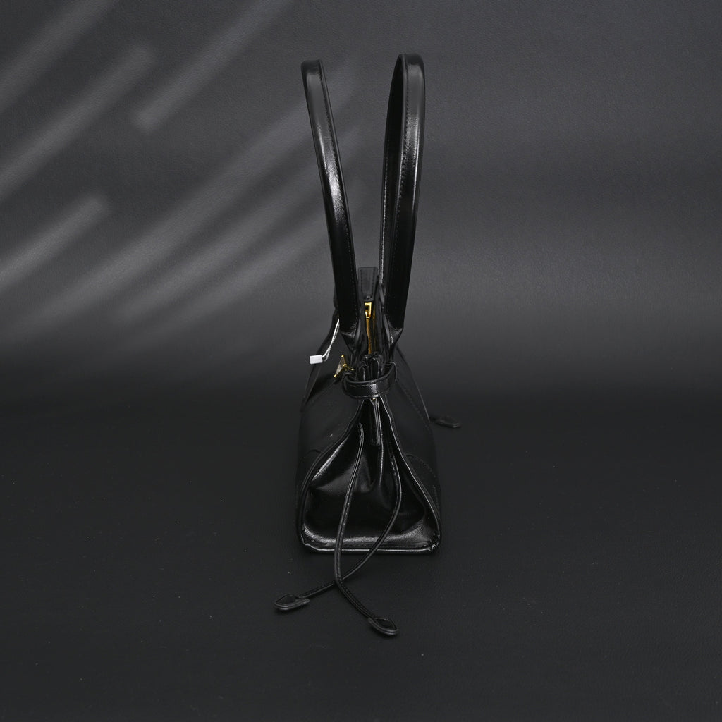 Prada Cleo Black Patent Leather Shoulder Bag with Gold Hardware