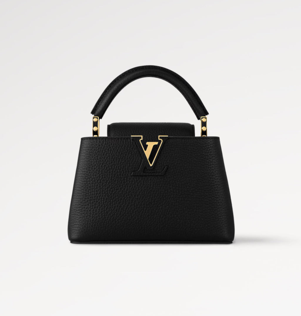 Louis vuitton capucines mini black